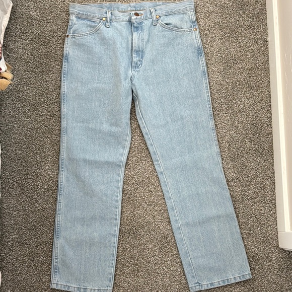 Light Blue Men's Jeans - Picture 1 of 3